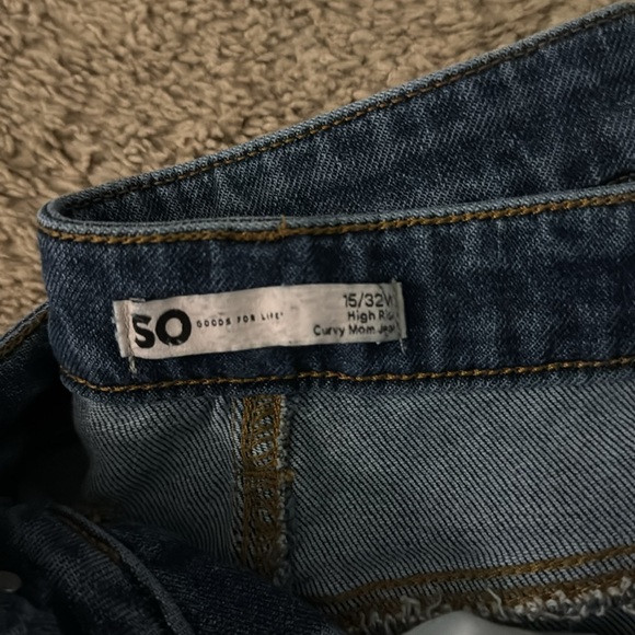 SO Goods for Life -  High rise Curvy Mom Jean size 15 - Picture 5 of 5
